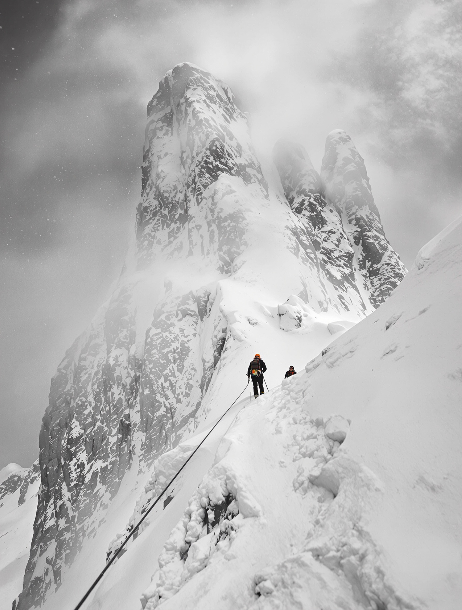 Tempête en Alaska sur les Mendenhall Towers, lieu de la disparition des alpinistes